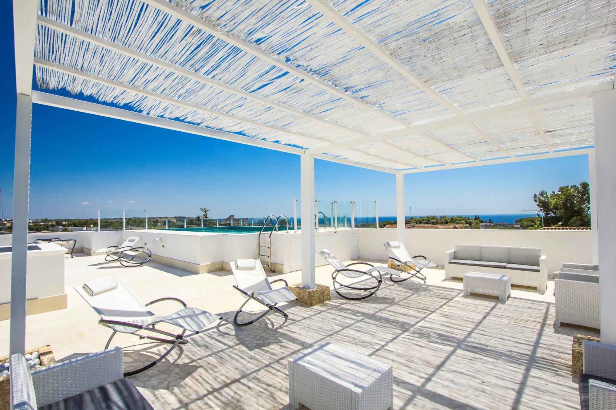 Aparthotel Residence Ludovica - Piscina Panoramica Vista Mare Santa Maria al Bagno Eksteriør bilde